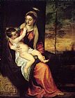 Titian Mary with the Christ Child painting